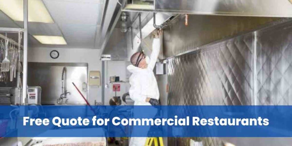Free Quote for Commercial Restaurants